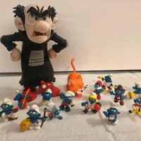 Lotto puffi schleich + Gargamella e Birba