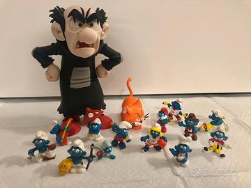 Lotto puffi schleich + Gargamella e Birba