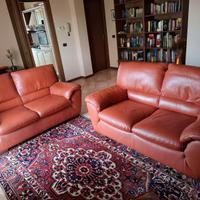 due divani in pelle Natuzzi