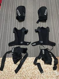 set protezioni gambe per mtb dirt o downhill
