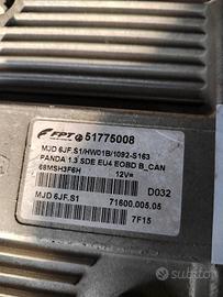 Centralina motore FIAT PANDA 1248cc diesel 2007