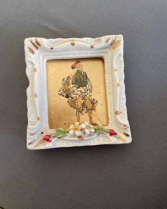 Dipinto a mano su foglio d’oro