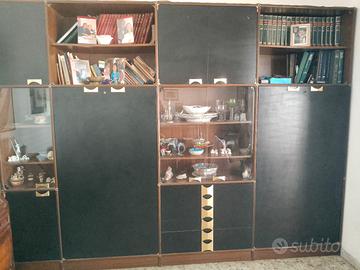 parete attrezzata fitting vero legno 
