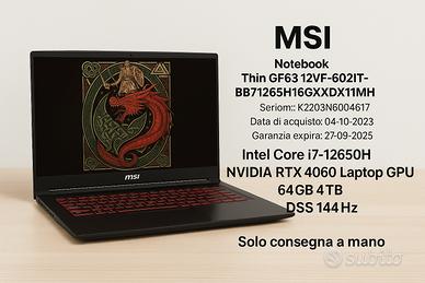 PC MSI GAMING