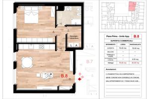 Appartamento di 81 m² con 2 locali a Palermo