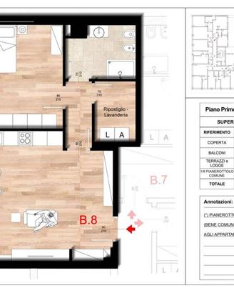 Appartamento di 81 m² con 2 locali a Palermo