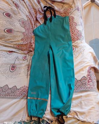 Caretek pantaloni pioggia con tiracche cm 140