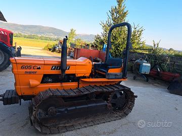 Trattore cingolato fiat 605 super