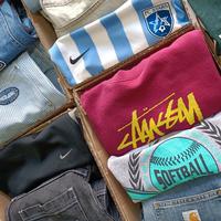 stock abbigliamento rigenerato