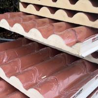 Pannelli copertura simil coppo coibentato