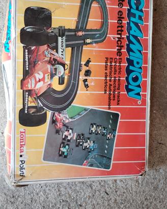 Pista slot car Champions e altri pezzi