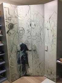 Armadio ad angolo per cameretta