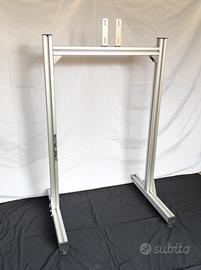 supporto monitor singolo per postazioni simulatori