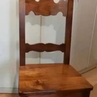 sedie in legno massello 