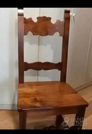 sedie in legno massello 