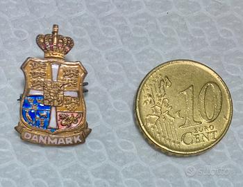 Spilla Vintage Danimarca Anni 20/30 – Stemma Reale