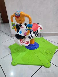 Fisher price zebra salta e gira