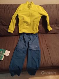 Pantaloncini e maglia da montagna per bimbo/a
