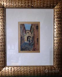 Olio su tavoletta di Riccardo Pellegrini