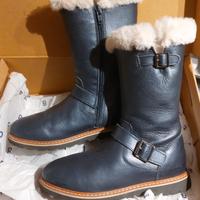 Stivaletto  bambina in vera pelle invernale  caldo