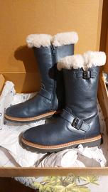 Stivaletto  bambina in vera pelle invernale  caldo