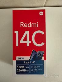 Smartphone Xiaomi Redmi 14C  256gb Nero "Nuovo"