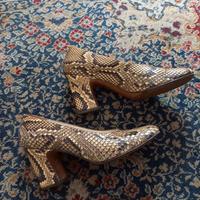 scarpe vintage pitone
