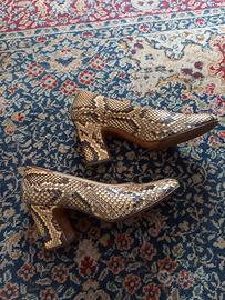 scarpe vintage pitone