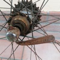 Ruota bici epoca mozzo Michelin