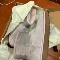 UGG NUOVI rosa/glitter 37