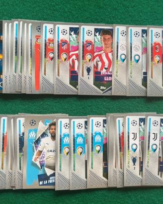 Lotto 50 Figurine Topps Champions League 2022/23.