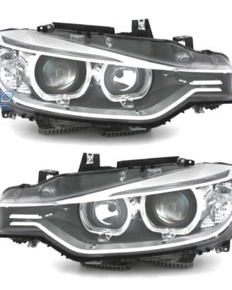 FARI BMW F30 31 11-15 OCCHI ANGEL LED FONDO NERO