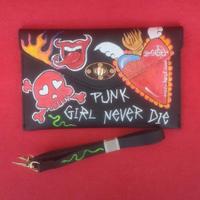 Borsetta fashion Punk Rock dipinta a mano