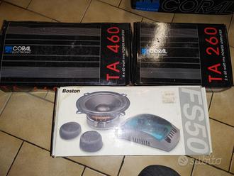 Altoparlanti 2 vie boston acoustic + amplificatori  			