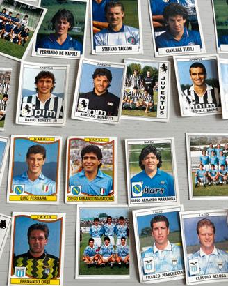 figurine calciatori panini 1989-90 nuove velina