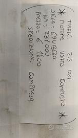 MOTORE USATO COMPLETO TRAFIC 2.5 DCI 69UB630