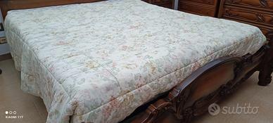 Trapunta matrimoniale imbottita shabby chic 