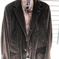 Blazer marrone in velluto Fay tg 48  con gilet