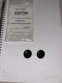 2 BOTTONI NUOVI,UGUALI,GRANDI,IN BRONZO O OTTONE E