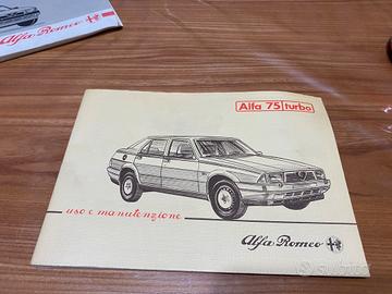 Libretto uso e manutenzione alfa 75 turbo