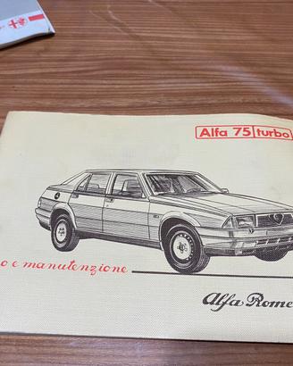 Libretto uso e manutenzione alfa 75 turbo