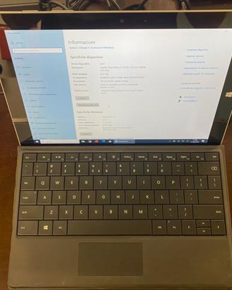 Microsoft Surface 3 tablet con windows 10