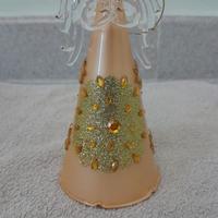 Angioletto natalizio dorato