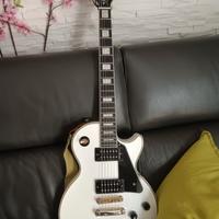 epiphone les paul custom white alpine 