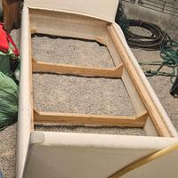 letto con materasso e rete