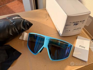 Occhiali BLIZ P002 blu lenti da sole cat 3