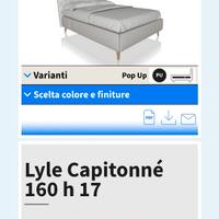 Struttura letto cassone Noctis