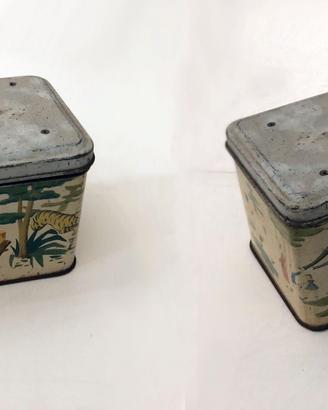 Vintage Scatola latta 1940 - Dolcificio Lombardo