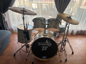 Batteria tamburo t5 silver