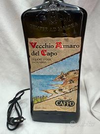 Lampada da Tavolo Bottiglia Amaro del Capo 300ml